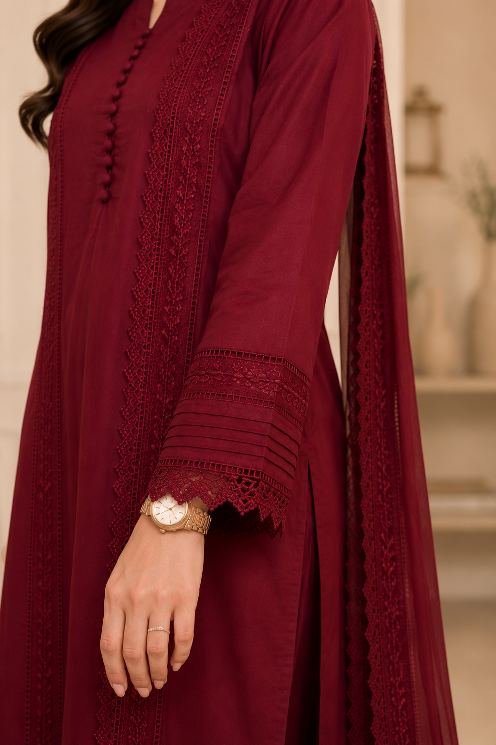 Crimson Rose 3PC