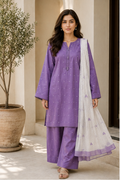 Lavender Scattered 3PC Suit
